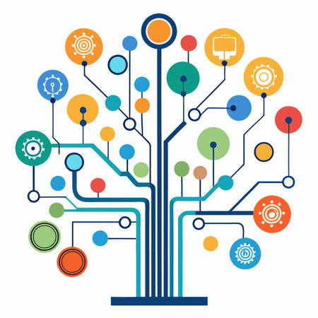 Realistic corporate different type business  conceptのイラスト素材