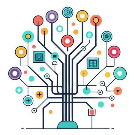 Realistic corporate different type business  conceptのイラスト素材