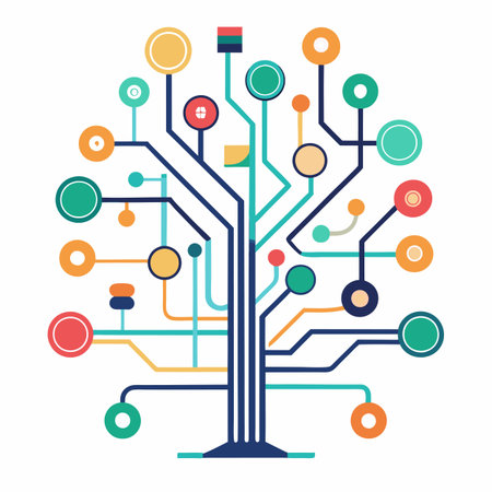 Realistic corporate different type business  conceptのイラスト素材