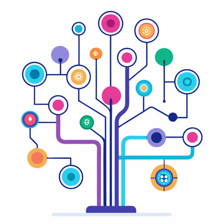 Realistic corporate different type business  conceptのイラスト素材