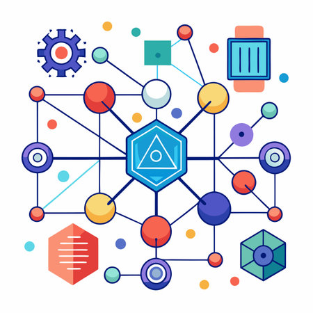 Realistic corporate different type business  conceptのイラスト素材