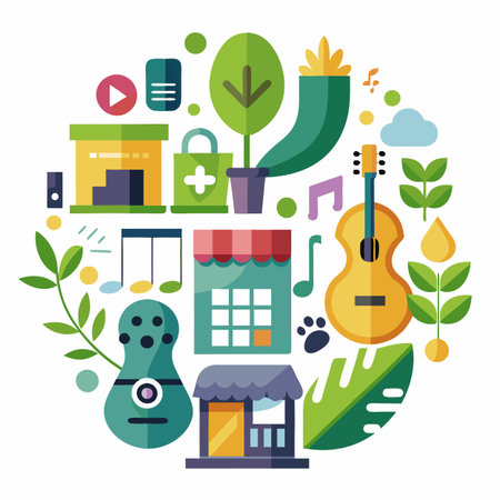 Realistic corporate different type business  conceptのイラスト素材