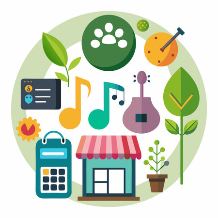 Realistic corporate different type business  conceptのイラスト素材