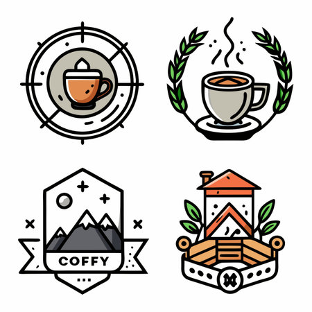 Realistic corporate different type business  conceptのイラスト素材