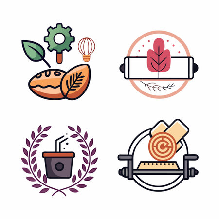 Realistic corporate different type business  conceptのイラスト素材