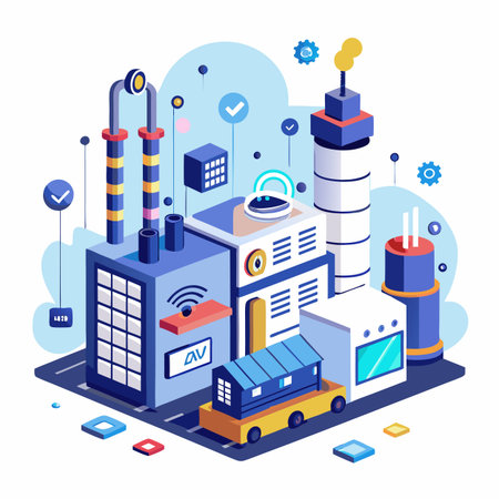 Realistic corporate different type business  conceptのイラスト素材