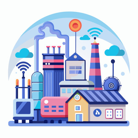 Realistic corporate different type business  conceptのイラスト素材