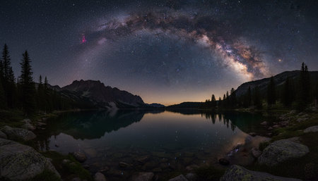 Background of Scenic Landscape