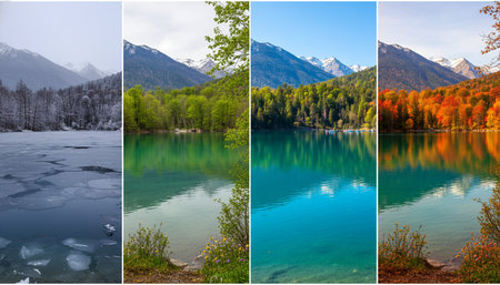 Background of Scenic Landscape