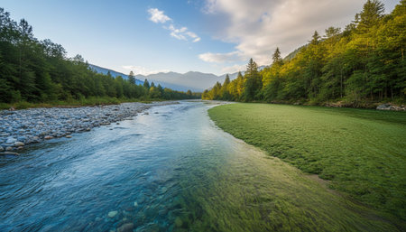 Background of Scenic Landscape