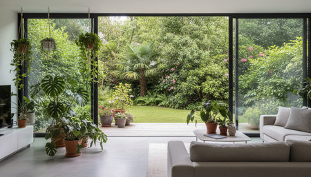 Residential Living Room Interior Scene