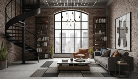 Living Area Interior Design Background