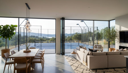 Home Interior Living Space Background