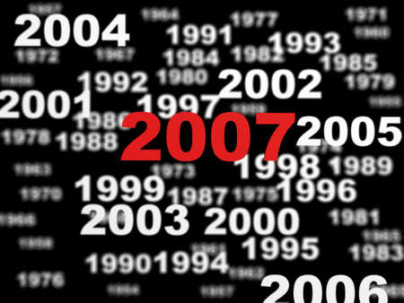 The beginning of New Year. Conceptual image.の写真素材