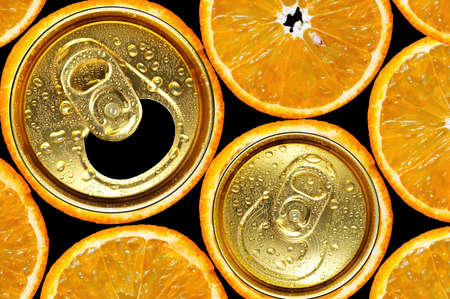 Fresh orange juice. Ñonceptual photo.の写真素材