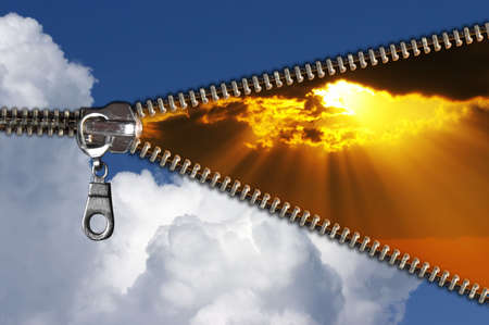 Day comes to an end  evening beginsの写真素材