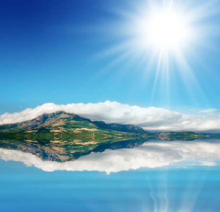 Summer sea landscapeの写真素材