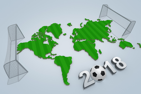 Concept of World championship. 3D illustration.の写真素材