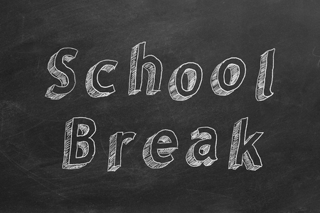 School breakの写真素材