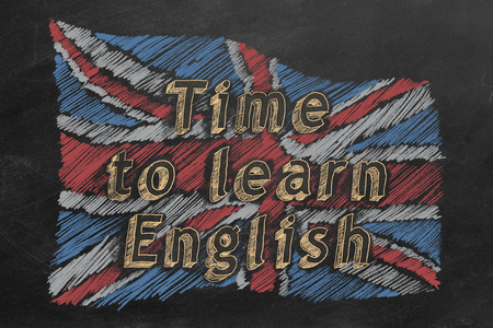 Time to learn Englishの写真素材