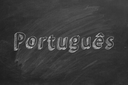 Portuguese learning conceptの写真素材