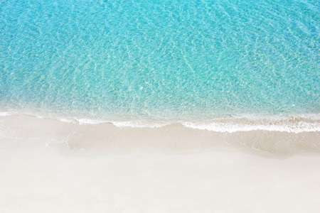 Beautiful white sand beach and tropical seaの写真素材