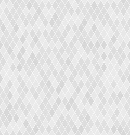 Seamless Abstract background With Rhombuses. Soft Grey Monochrome background.のイラスト素材