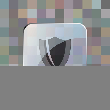 illustration of modern icon securityのイラスト素材