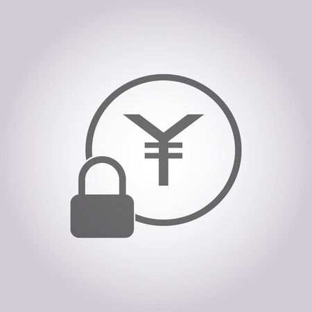 illustration of modern icon lockのイラスト素材