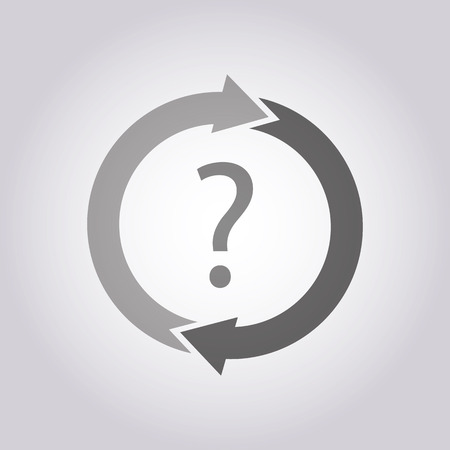 illustration of modern icon  refreshのイラスト素材