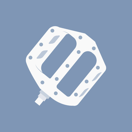 illustration of modern icon bike pedalsのイラスト素材