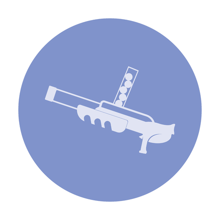 vector illustration of modern icon toy gunのイラスト素材