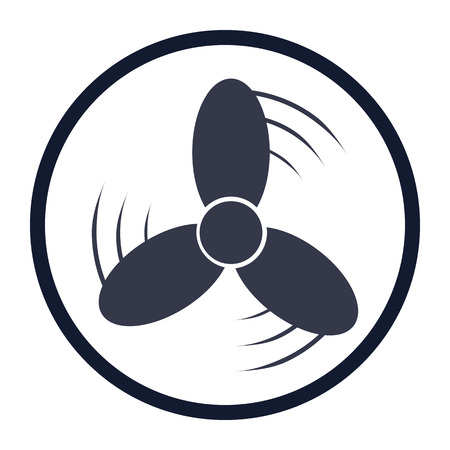 vector illustration of modern icon ventilationのイラスト素材