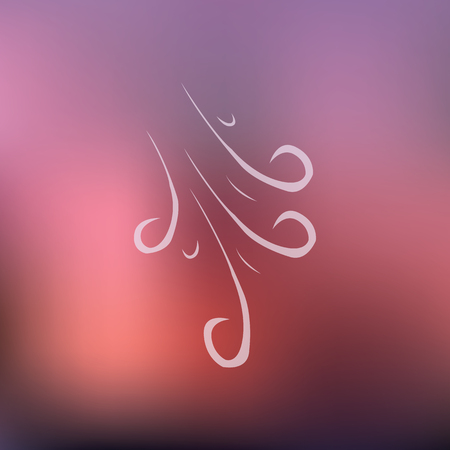 vector illustration of modern icon the windのイラスト素材