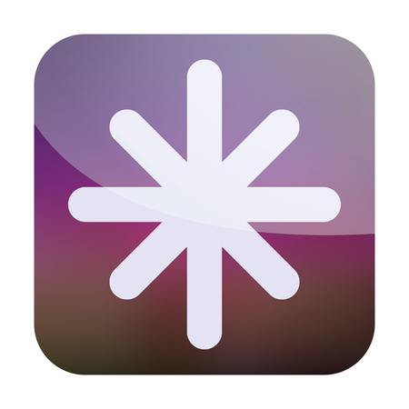 vector illustration of modern icon freezingのイラスト素材