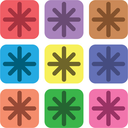 vector illustration of modern icon freezingのイラスト素材