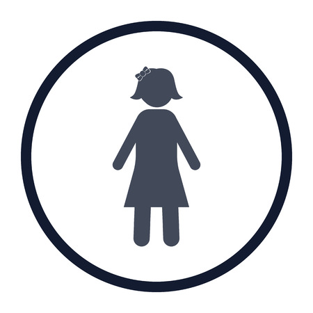 vector illustration of modern icon peopleのイラスト素材