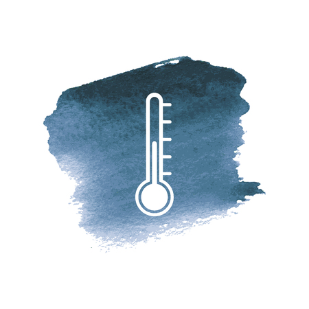 vector illustration of modern icon thermometerのイラスト素材