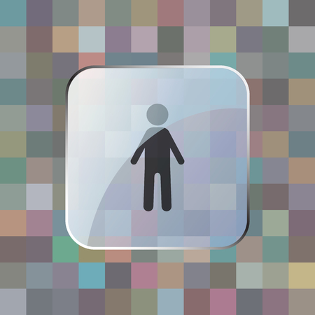 vector illustration of modern icon peopleのイラスト素材