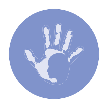 vector illustration of modern icon handmadeのイラスト素材