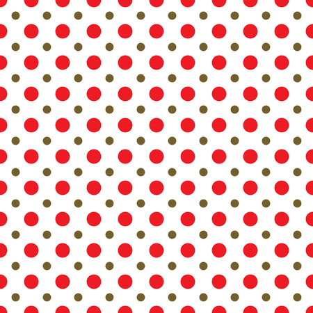 Polka dot seamless pattern. Fashion graphic background design. Modern stylish abstract texture. Colorful template for prints, textiles, wrapping, wallpaper, website etc. VECTOR illustrationのイラスト素材