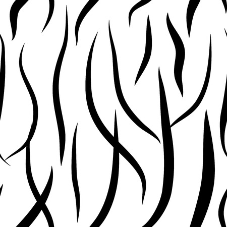 Line black seamless pattern. Fashion graphic background design. Modern stylish abstract texture. Monochrome template for prints, textiles, wrapping, wallpaper, website. VECTOR illustrationのイラスト素材