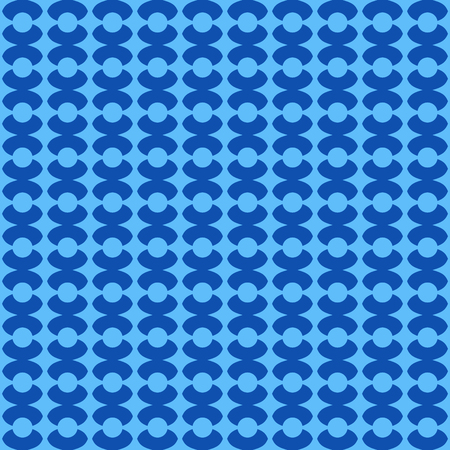 Circle blue seamless pattern. Fashion graphic background design. Modern stylish abstract texture. Colorful template for prints, textiles, wrapping, wallpaper, website etc. VECTOR illustrationのイラスト素材