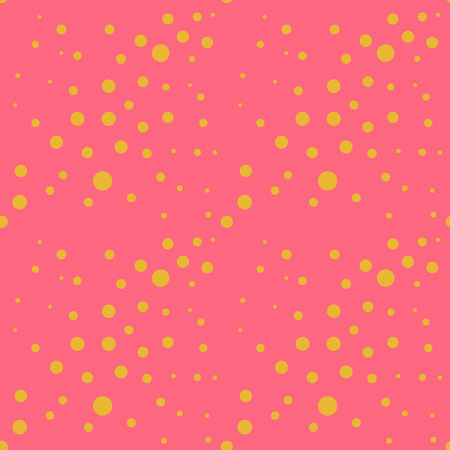Circle chaotic seamless pattern. Fashion graphic background design. Modern stylish abstract colorful texture. Template for prints, textiles, wrapping, wallpaper, website etc. VECTOR illustrationのイラスト素材
