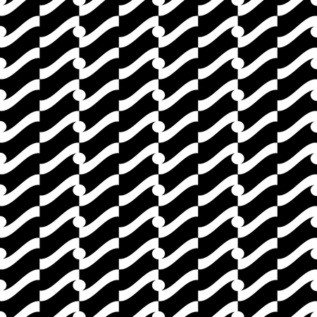 Wavy line seamless pattern. Fashion graphic background design. Modern stylish abstract texture....