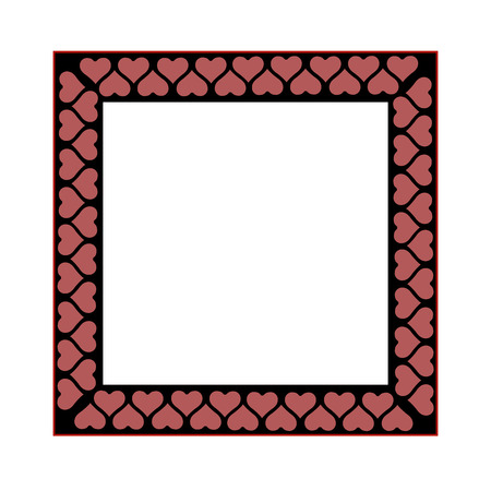 Frame isolated. Fashion graphic background design. Modern stylish abstract texture. Colorful template for prints, textiles, wrapping, wallpaper, website etc. Vector illustrationのイラスト素材