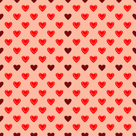 Heart seamless pattern. Fashion graphic background design. Abstract texture. Colorful template for...