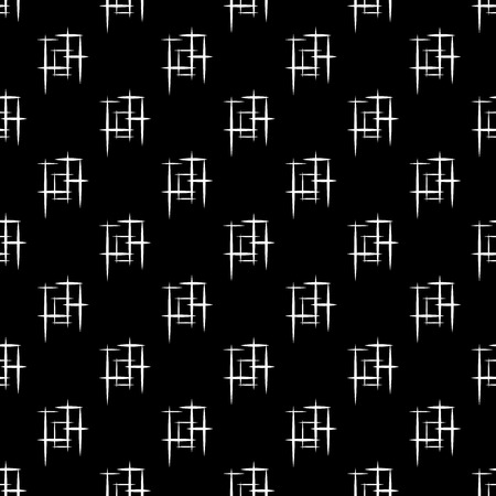 Striped seamless pattern. Fashion graphic background design. Modern stylish abstract texture. Monochrome template for prints, textiles, wrapping, wallpaper, website etc. Vector illustrationのイラスト素材