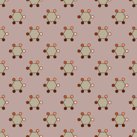 Geometric seamless pattern. Fashion graphic background design. Modern stylish abstract texture. Colorful template for prints, textiles, wrapping, wallpaper, website etc. Vector illustrationのイラスト素材