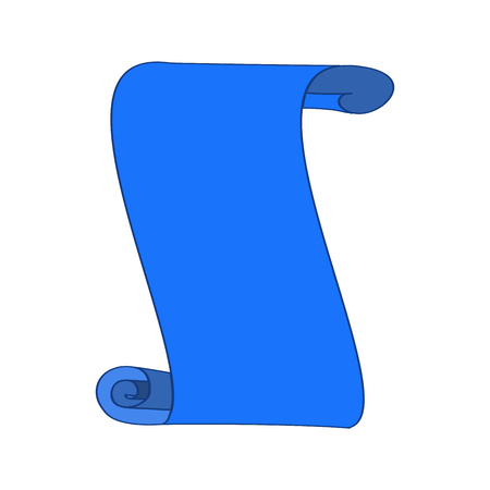 Banner blue isolated. Emblem modern symbol of business.のイラスト素材
